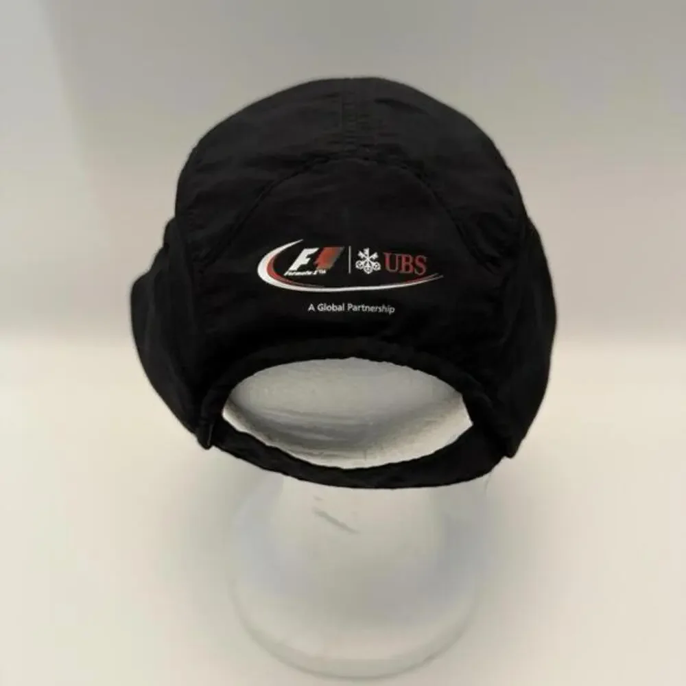 Formula 1 UBS Global Partnership Black Polyester Performance Hat‎ Mens OSFM